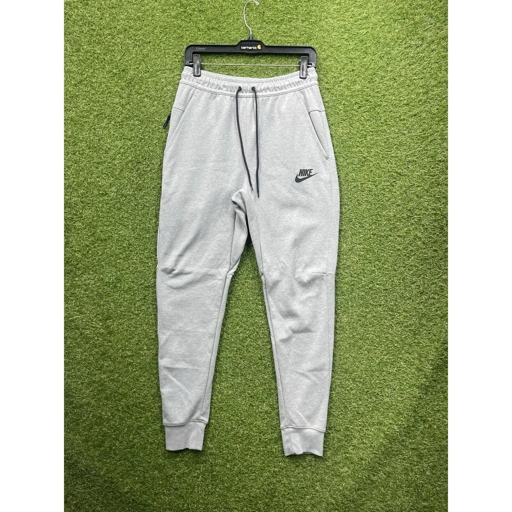 Nike Tech Fleece Jogger Pants Mens Small Sweatpants Pull On Grey 683800-010